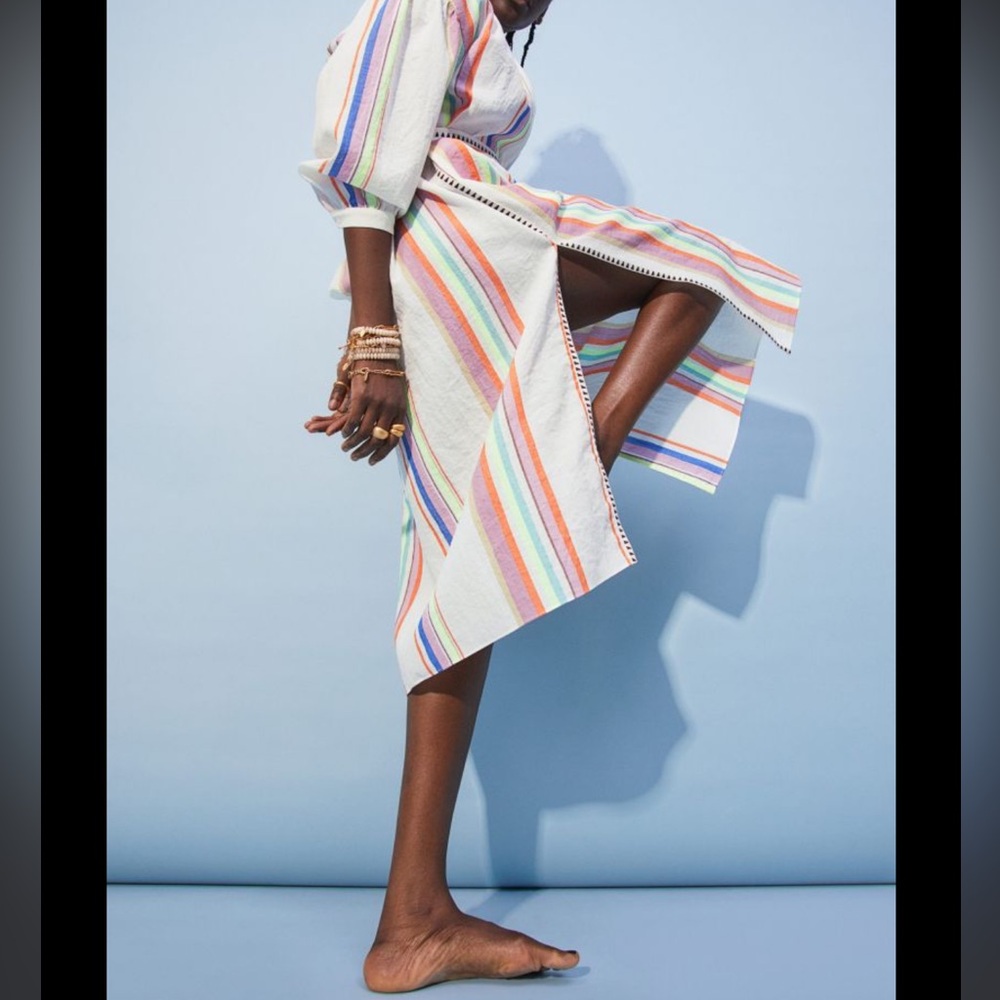 H&M × Lemlem Kaftan Dress Colorful - Picture 8 of 13